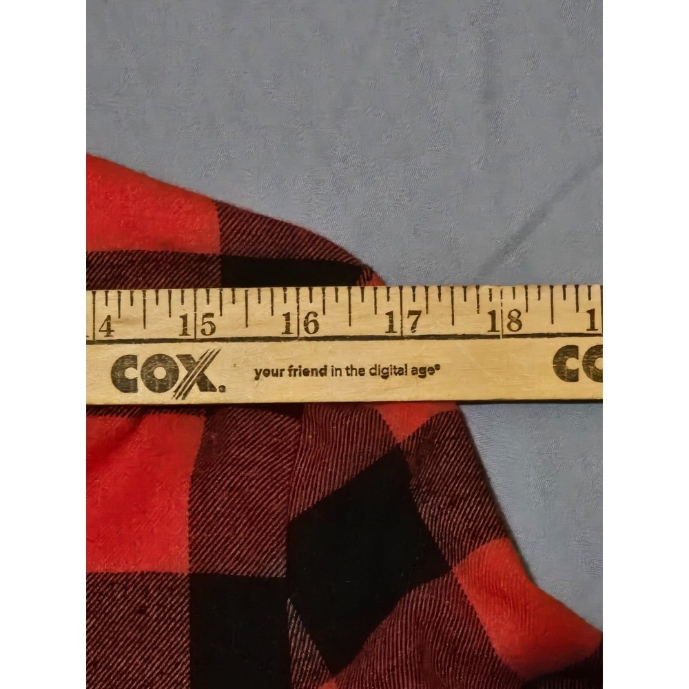 Comme USA Women's Red And Black Plaid Dress Size Medium - Picture 6 of 7